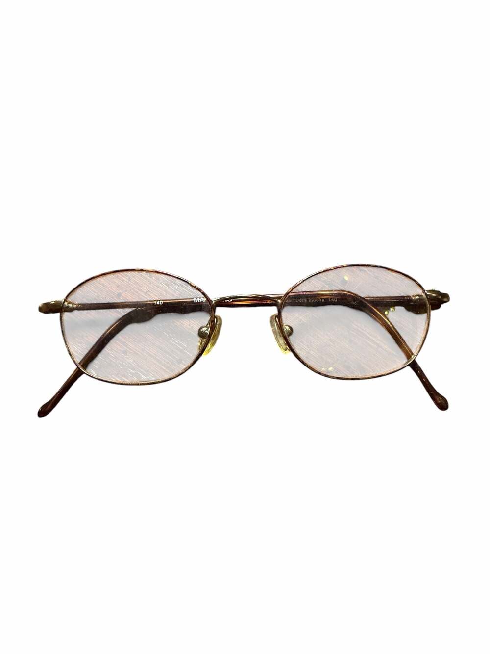 Marchon Superthin 29 Demi Mocha Oval Eyeglasses 140